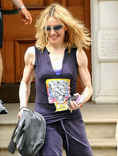 madonna muscle